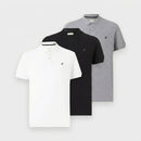 Kit 3 Camisas Gola Polo Piquet – Algodão Premium